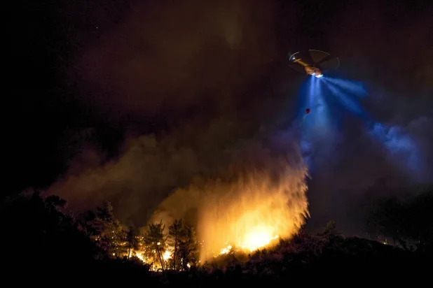 حرائق الغابات في تركيا (أرشيفية - أ. ب)