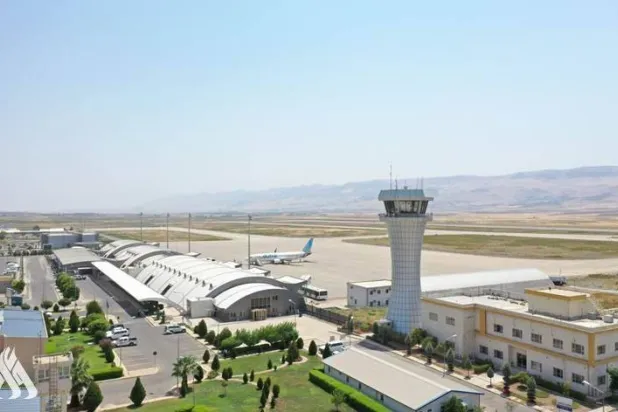 مطار السليمانية في إقليم كردستان العراق (وكالة الأنباء العراقية)