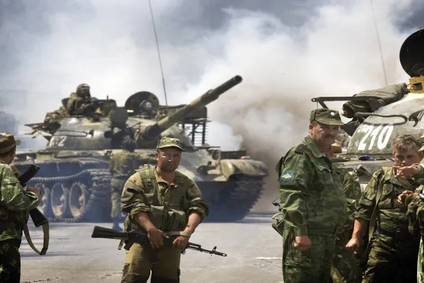 قوات روسية في أبخازيا