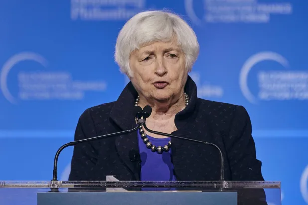 وزيرة الخزانة الأميركية جانيت يلين (أ.ب)