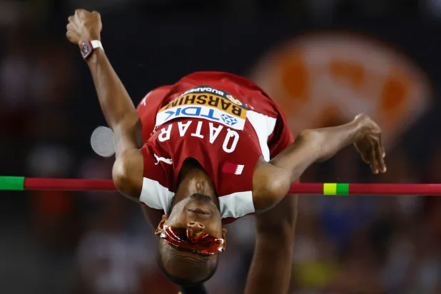 برشم يحتفظ بثاني أعلى وثبة في التاريخ (رويترز)