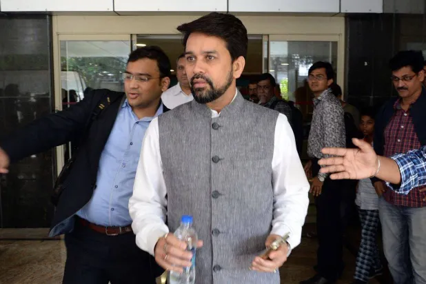 وزير الرياضة الهندي أنوراغ ثاكور (أ.ف.ب)