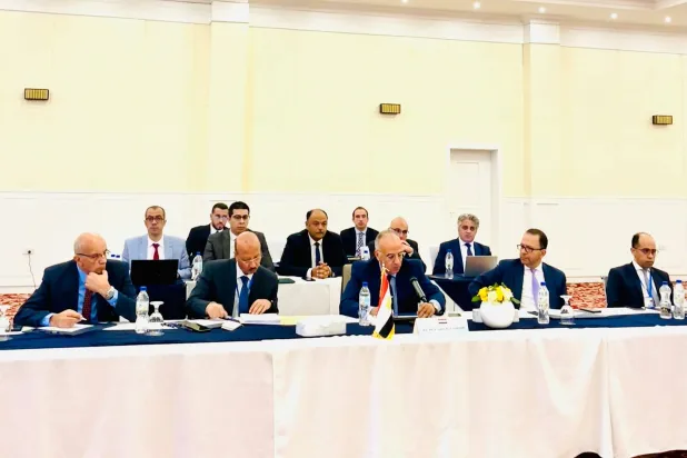 وزير الري المصري خلال مشاركته في الجولة الثانية لمفاوضات «سد النهضة» بأديس أبابا (مجلس الوزراء المصري)