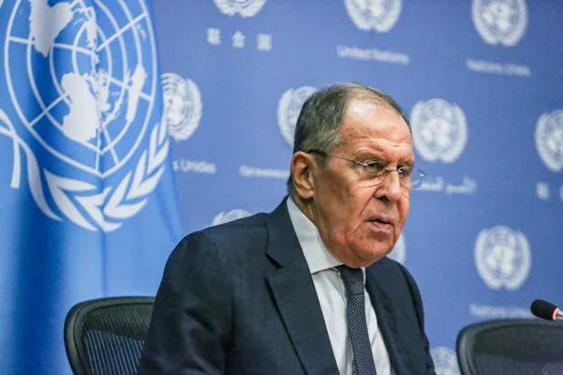 وزير الخارجية الروسي سيرغي لافروف (د.ب.أ)