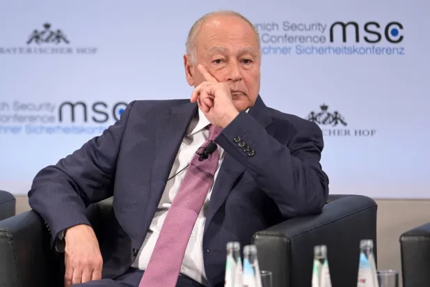 الأمين العام لجامعة الدول العربية أحمد أبو الغيط (د.ب.أ)