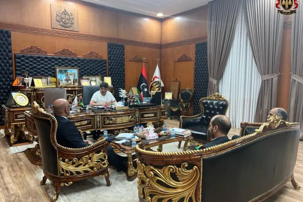 اجتماع الصديق الصور مع لجنة تحقيقات كارثة درنة (النيابة العامة)