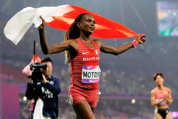 موتوسيو حققت ذهبية سباق 10000م في اليوم الخامس من دورة الألعاب الآسيوية (رويترز)