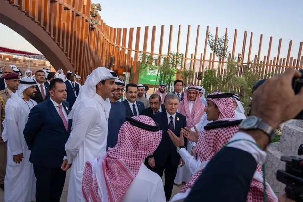 سعودی ہال میں "ہمارا ماحول"، "ہماری پہل کاری" اور "ہماری خوشحالی" نامی اہم شعبے شامل ہیں (واس)