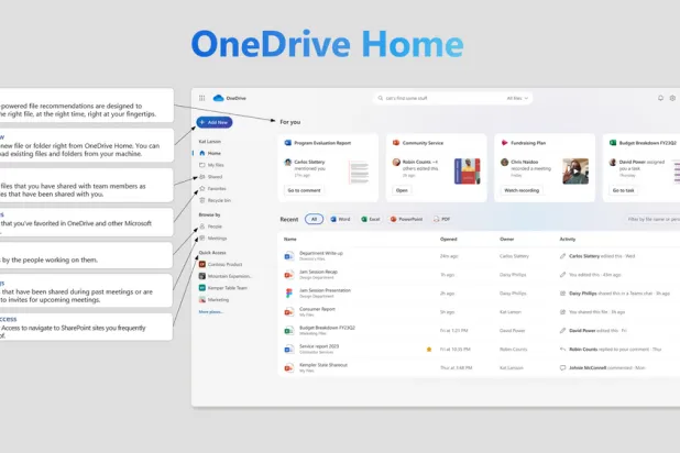 "مايكروسوفت" أطلقت تحديثًا ضخمًا لخدمة التخزين السحابي "OneDrive" عبر واجهة مستخدم محسنة (مايكروسوفت)