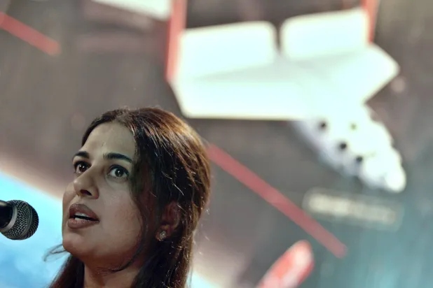 الباكستانية نميرة سليم (أ.ف.ب)