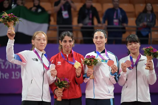 شما الكلباني أهدت الإمارات ذهبية في الجوجيتسو (الأولمبية الإماراتية)