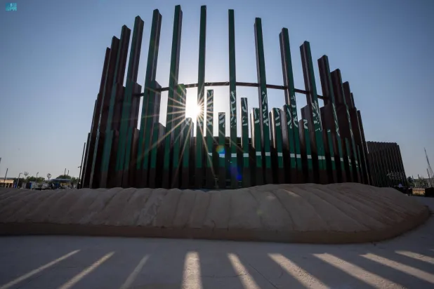 الجناح السعودي يعد أكبر الأجنحة المشاركة (واس)