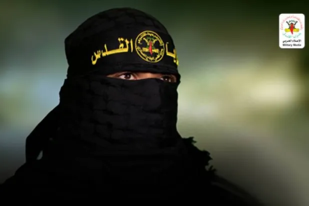 الجہاد تحریک کے عسکری ونگ "القدس بریگیڈز" کے ترجمان ابو حمزہ کی فائل فوٹو