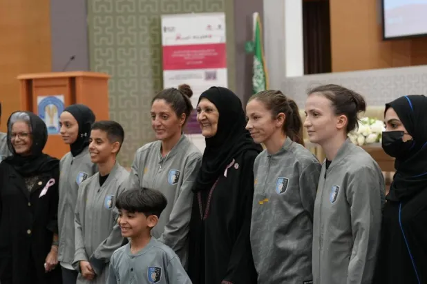 فريق سيدات العُلا تواجد في الفعالية بحضور هيفاء الفيصل (الشرق الأوسط)
