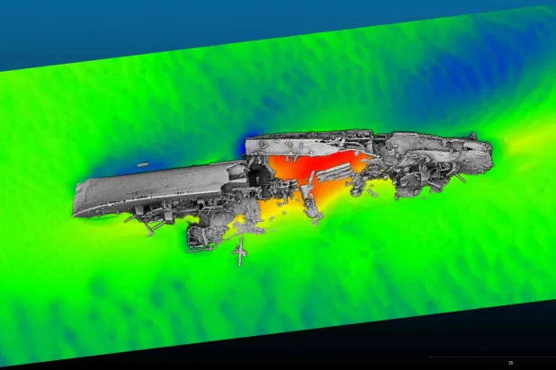 تحديد موقع المدمّرة البريطانية «كيث» التي كانت ترقد في قاع قناة دانكرك منذ غرقها (أ.ف.ب)