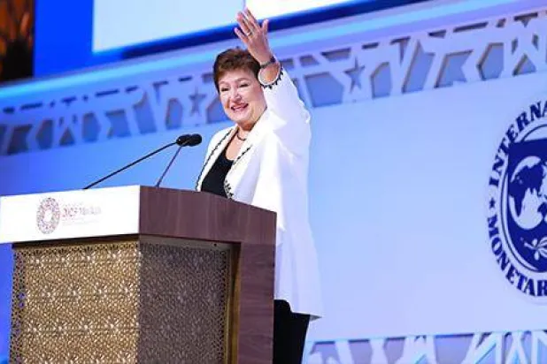 المديرة العامة لصندوق النقد الدولي كريستينا جورجييفا (الشرق الأوسط)