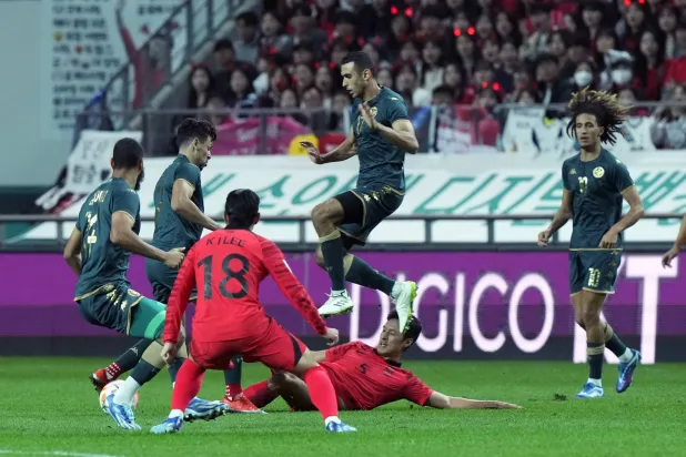 المنتخب التونسي كان غائباً تماماً طيلة فترات المباراة (أ.ب)