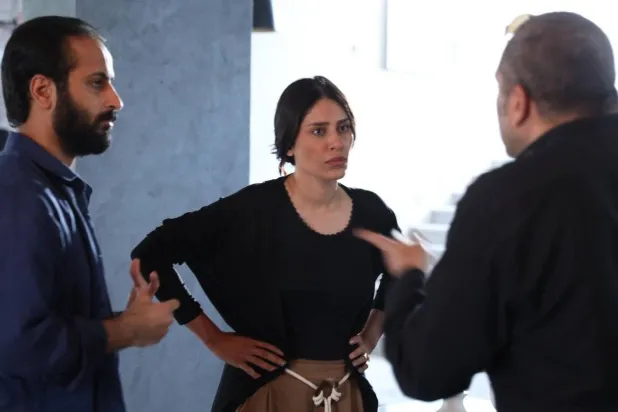 Saudi Actress Elham Ali behind the scenes. (Amazon)