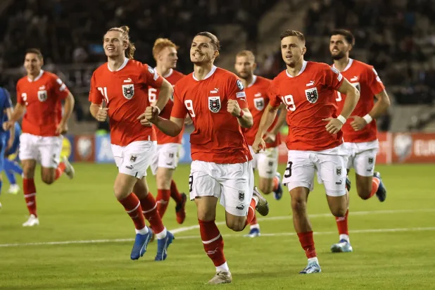 المنتخب النمساوي تغلب على مضيفه منتخب أذربيجان (رويترز)