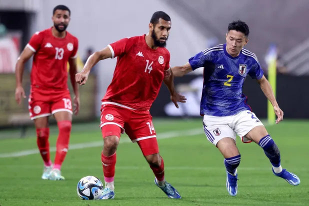 المنتخب التونسي خسر أمام اليابان المضيفة  (أ.ف.ب)