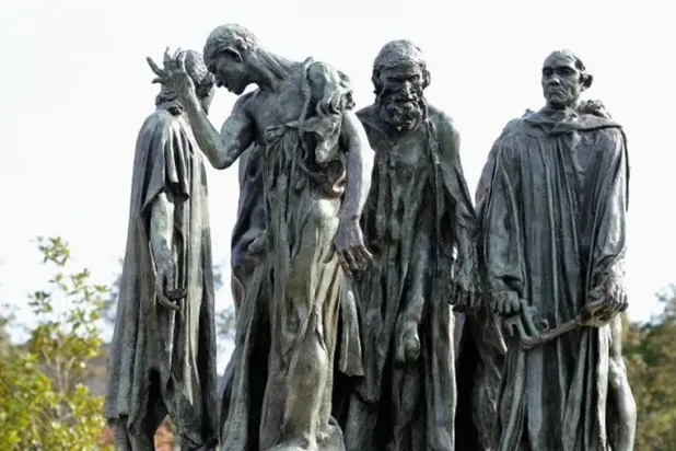 منحوتة «بورجوا دي كاليه» لرودان مفقودة من متحف غلاسغو (أ.ف.ب)