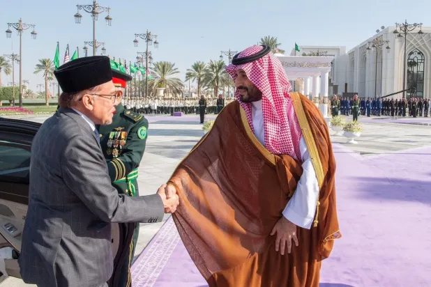 Malezya Başbakanı İbrahim, Suudi Arabistan'da