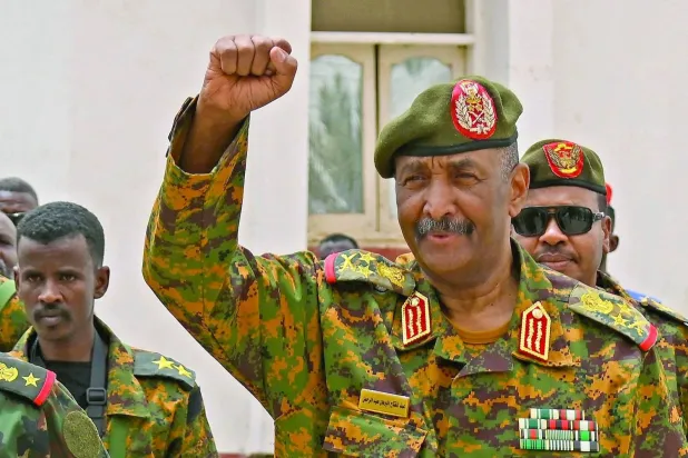 Army Commander Abdel Fattah al-Burhan. (AFP) 
