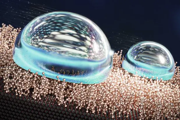 طبقة تشبه السائل تطرد قطرات الماء (جامعة آلتو)