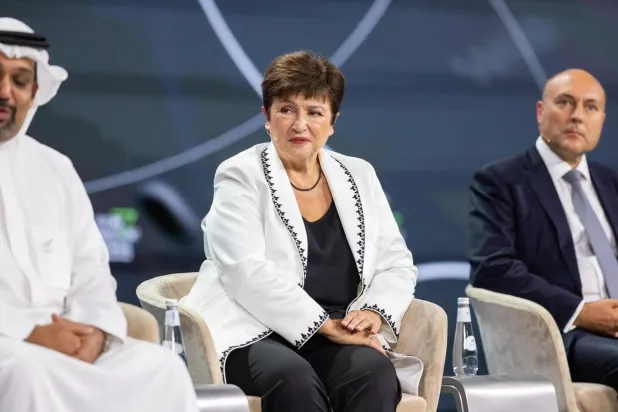 The Managing Director of the International Monetary Fund (IMF) Kristalina Georgieva (Asharq Al-Awsat)