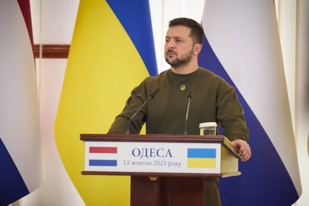 الرئيس الأوكراني فولوديمير زيلينسكي (د.ب.أ)