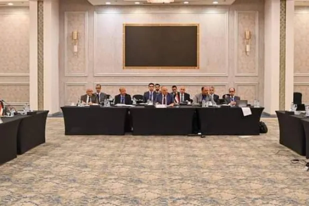 جانب من المفاوضات التي شهدتها القاهرة قبل نحو أسبوع (وزارة الموارد المائية المصرية)