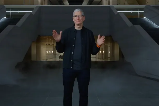 كان المؤتمر سريعاً فعلاً لم تتجاوز مدته النصف ساعة (أبل)