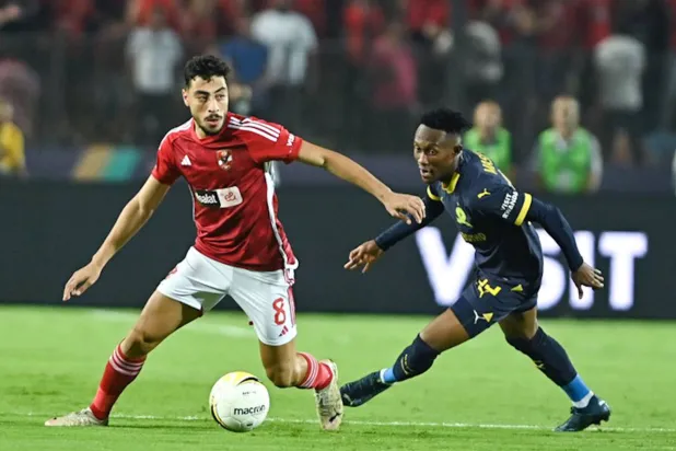 جانب من مواجهة الأهلي المصري وصن داونز الجنوب أفريقي (النادي الأهلي)