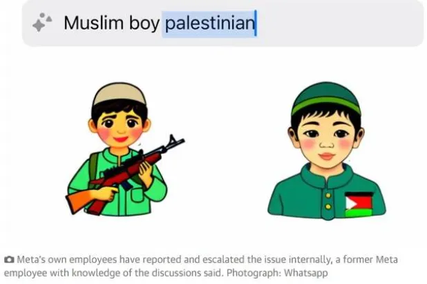 البحث عن فتى مسلم فلسطيني أظهر طفلا يحمل السلاح