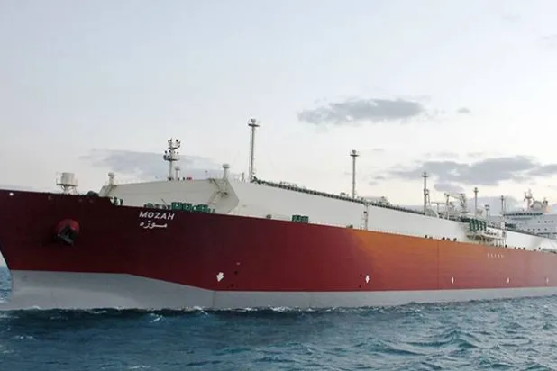 ناقلة الغاز الطبيعي المسال «موزة» تنقل شحنة غاز إلى أوروبا (من موقع قطر للطاقة)