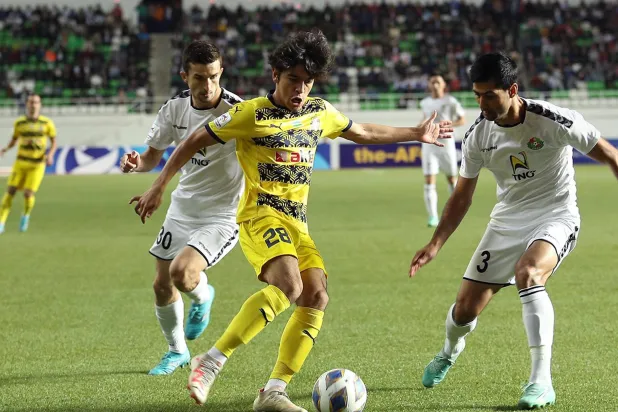 جانب من مواجهة أهال وباختاكور في دوري أبطال آسيا (الاتحاد الآسيوي)