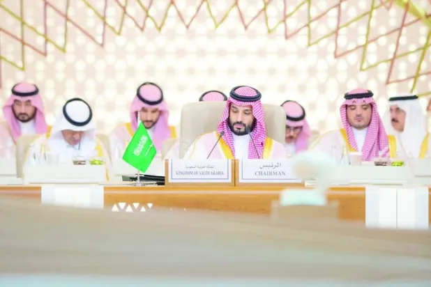 شاهزاده محمد بن سلمان بن عبد العزیز ولیعهد سعودی در افتتاحیه نشست سران سعودی و آفریقا سخنرانی کرد (الشرق الاوسط)