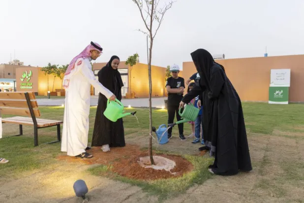 تهدف السعودية لزراعة عشرة مليارات شجرة خلال العقود المقبلة (واس)