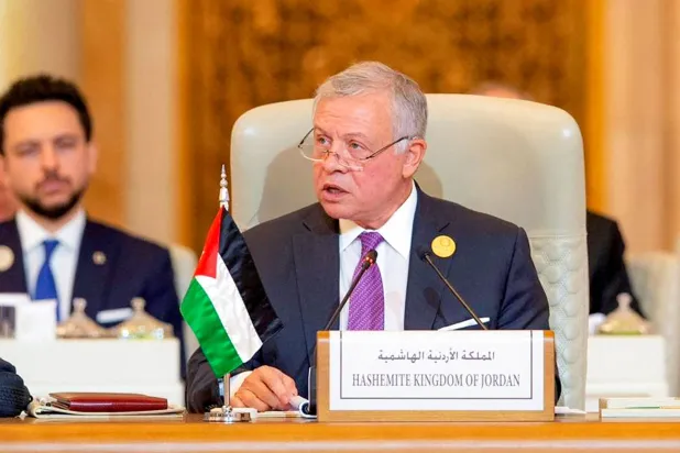 اردنی فرمانروا شاہ عبداللہ دوم (اے ایف پی)