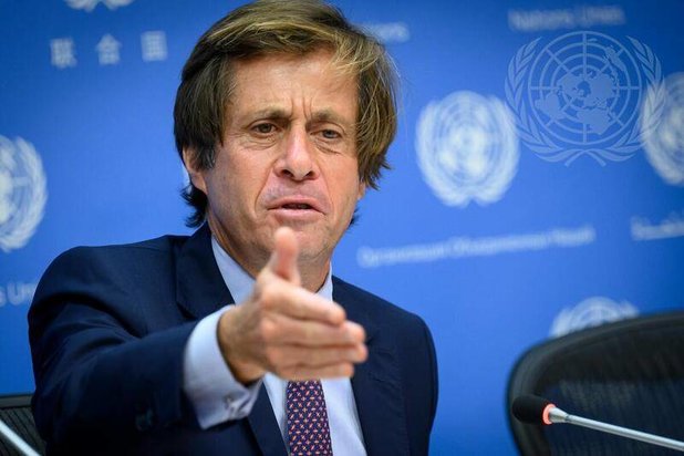 المندوب الفرنسي الدائم لدى الأمم المتحدة نيكولا دو ريفيير (صور الأمم المتحدة)