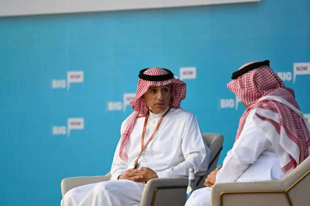 عادل الجبير وزير الدولة للشؤون الخارجية السعودية يتحدث خلال المؤتمر (مسك)