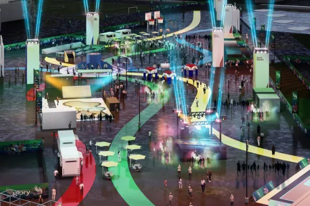 تجربة غامرة تنتظر المشجعين في دورة الألعاب السعودية (الشرق الأوسط)