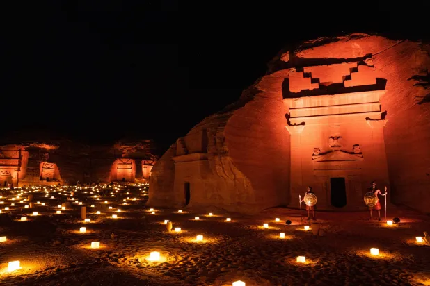 شهدت الحجر تعاقب الحضارات المختلفة منذ أكثر من ألفي عام (الهيئة الملكية للعلا)