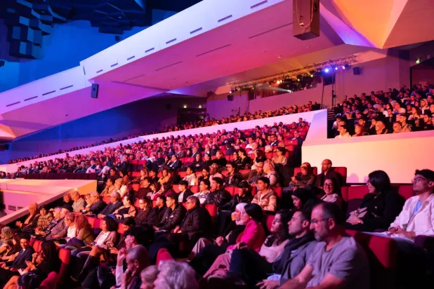 جانب من جمهور مهرجان مراكش في يومه الثالث (الجهة المنظمة)