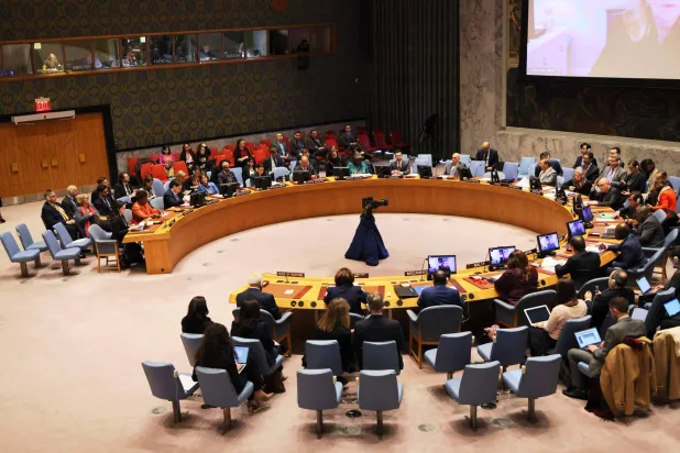 مجلس الأمن في أحد اجتماعاته (أ.ف.ب)