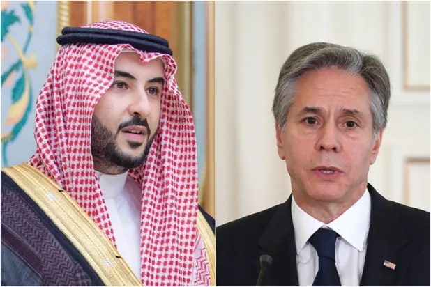 ABD Dışişleri Bakanı Blinken, Suudi Arabistan Savunma Bakanı Halid Bin Selman'la görüştü