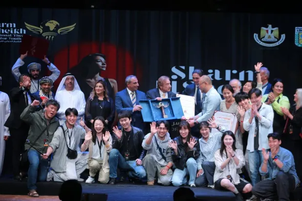 صورة جماعية للمكرمين فى ختام مهرجان «شرم الشيخ» (إدارة المهرجان)