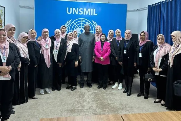 باتيلي يلتقي عدداً من عضوات المجلس الوطني الأعلى للمرأة الليبية (البعثة الأممية)