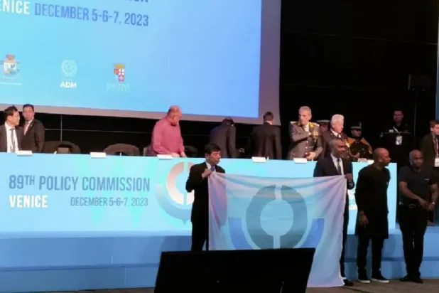 فعاليات «تسليم وتسلُّم» الأمانة العامة لمنظمة الجمارك العالمية بإيطاليا (الشرق الأوسط)