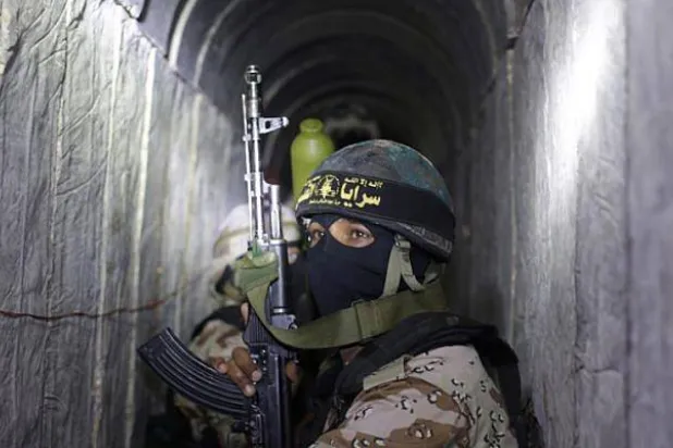 قالت «حماس» في عام 2021 إنها قامت ببناء أنفاق بطول 500 كيلومتر تحت غزة (أ.ف.ب)